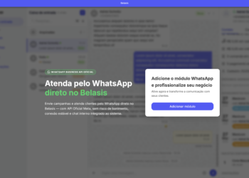 Plataforma da Belasis integrou a API oficial do WhatsApp Business ao seu sistema.