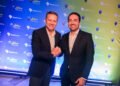 Os executivos Gustavo Pozzebon (Brasil TecPar) e Gil Alves (Allrede Telecom)