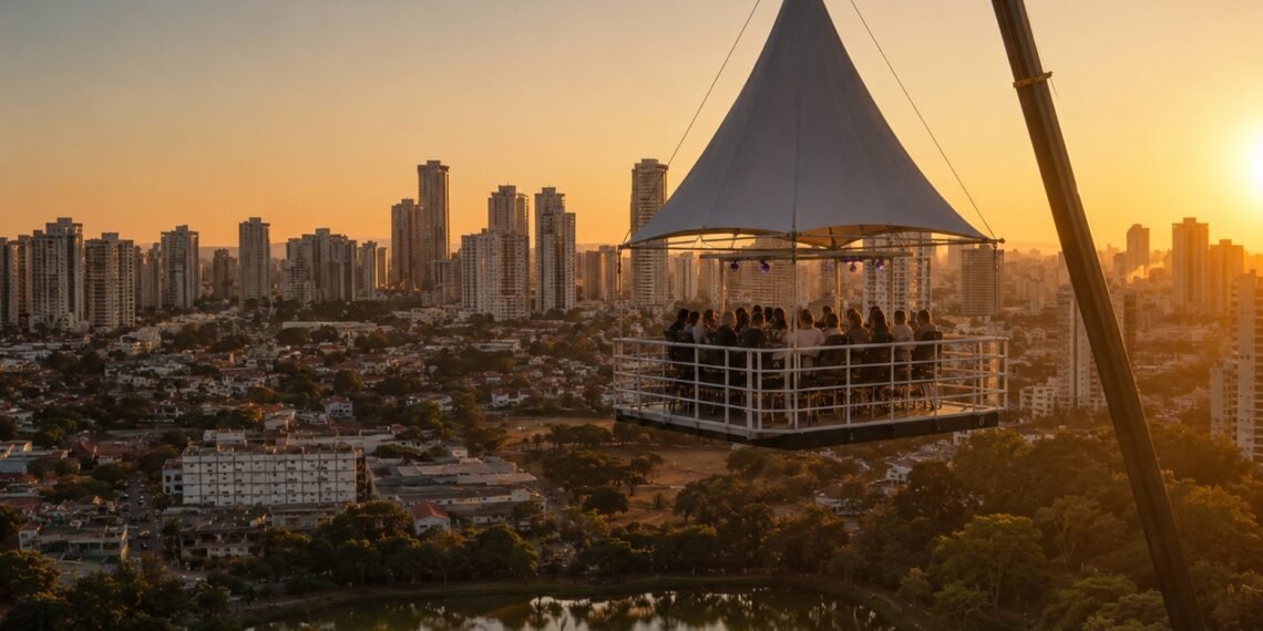 Experiência no City Park mostrará qual será a paisagem vista pelos moradores do empreendimento.