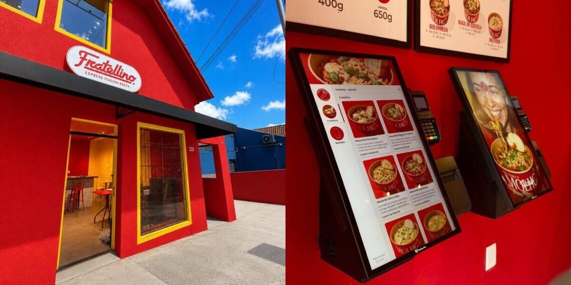 Fratellino usa o fast food express para ter clientes satisfeitos com uma loja compacta, cardápio curto e produção centralizada fora do ponto de venda.